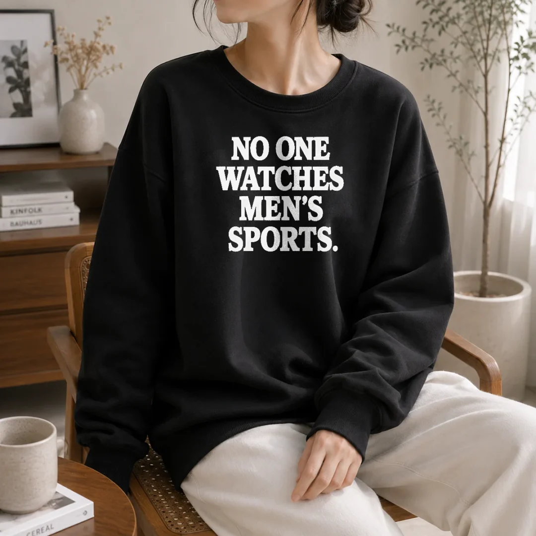 hot-official-no-one-watches-men-s-sports-satire-ironic-sweater Hot Official No One Watches Men'S Sports Satire Ironic Sweater