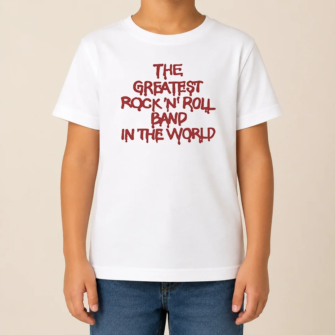 Hot Official The Greatest Rock 'N' Roll Band In The World Kids T Shirt Hot Official The Greatest Rock 'N' Roll Band In The World Kids T-Shirt