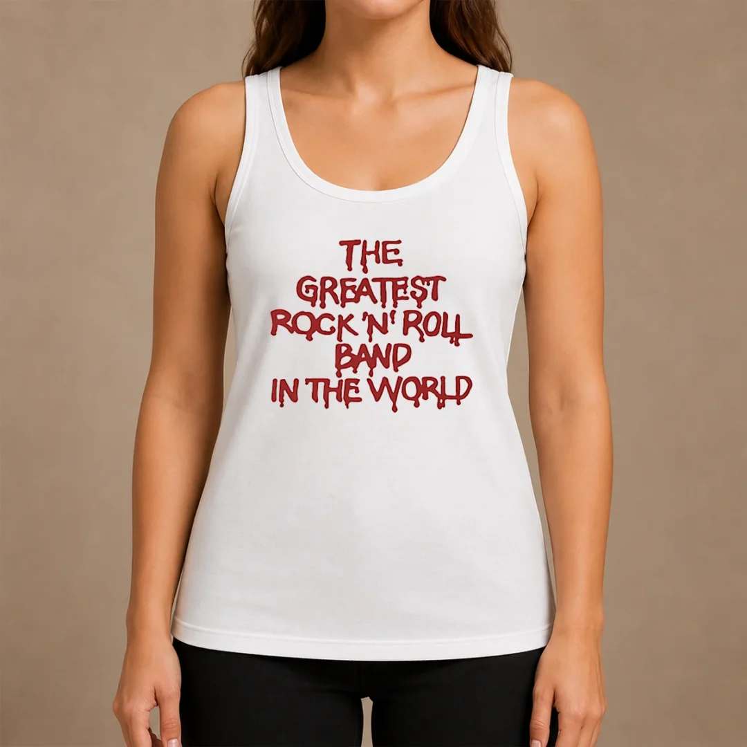 Hot Official The Greatest Rock 'N' Roll Band In The World Tank Top Hot Official The Greatest Rock 'N' Roll Band In The World Tank Top