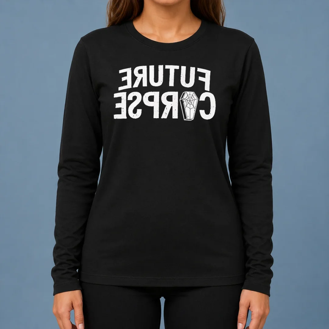 hot-original-distressed-future-corpse-with-coffin-long-sleeve-shirt Hot Original Distressed Future Corpse With Coffin Long Sleeve Shirt