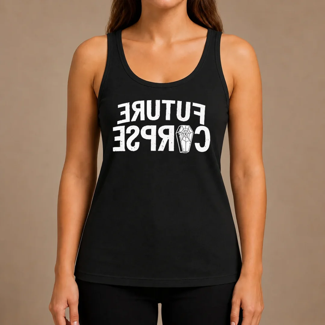 hot-original-distressed-future-corpse-with-coffin-tank-top Hot Original Distressed Future Corpse With Coffin Tank Top