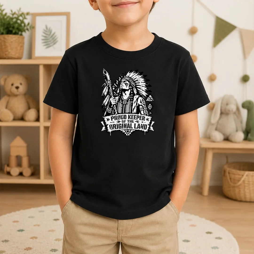 Hot Original Indigenous Peoples Day Proud Keeper Stencil Kids T Shirt Hot Original Indigenous Peoples Day Proud Keeper Stencil Kids T-Shirt