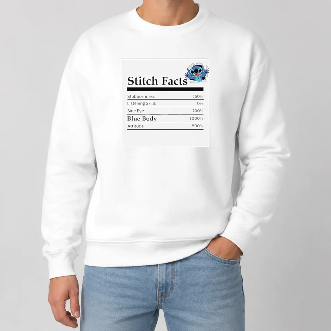 Hot Original Stitch Facts Stubbornness Listening Skills Side Eye Blue Body Attitude Sweater Hot Original Stitch Facts Stubbornness Listening Skills Side Eye Blue Body Attitude Sweater