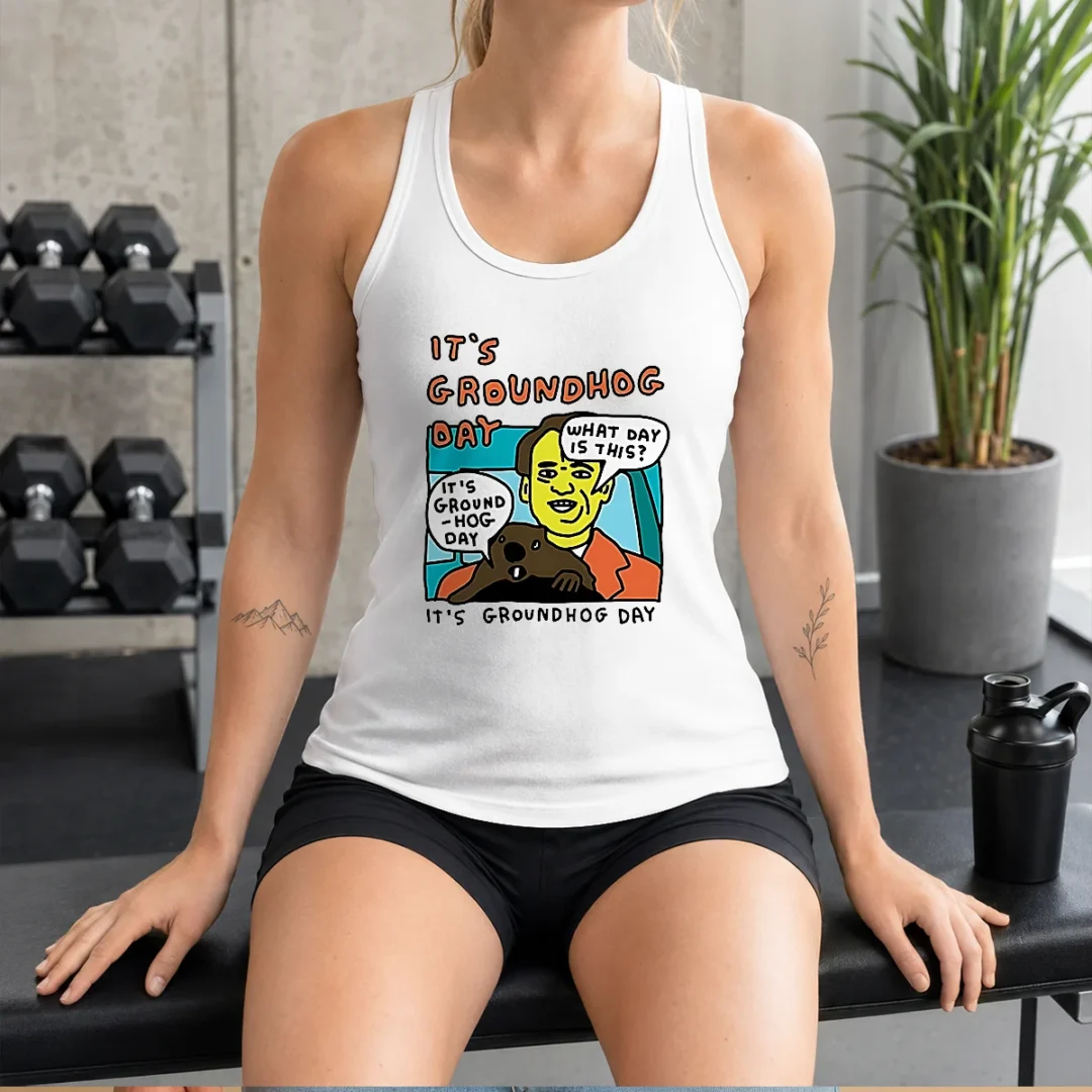 hot-phil-connors-groundhog-day-it-is-groundhog-day-what-day-is-this-tank-top Hot Phil Connors Groundhog Day It Is Groundhog Day What Day Is This Tank Top
