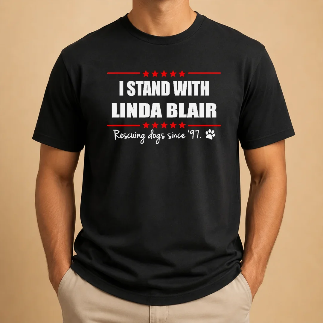 hot-premium-pretty-i-stand-with-linda-blair-animal-rescue-support-t-shirt Hot Premium Pretty I Stand With Linda Blair Animal Rescue Support