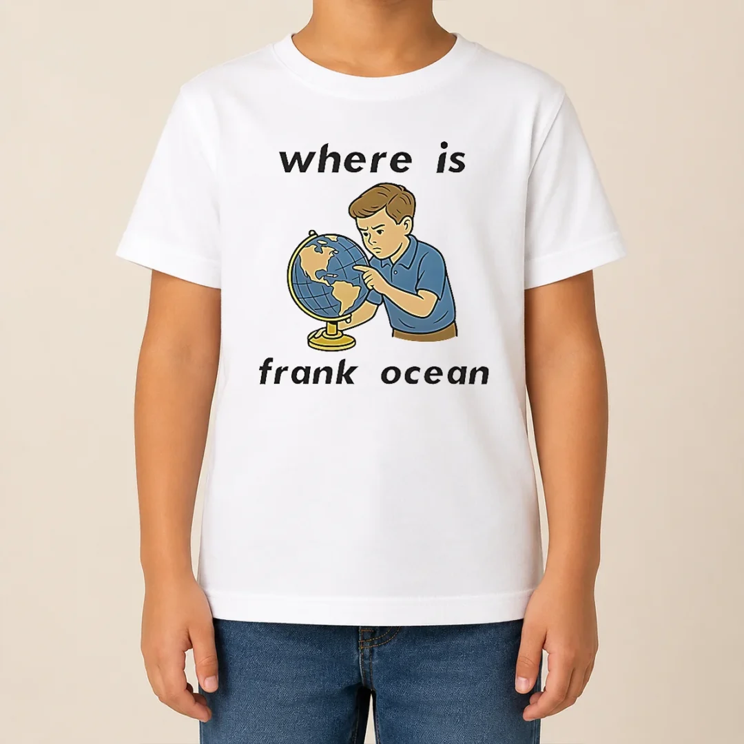 Hot Premium Where Is Frank Ocean Kids T Shirt Hot Premium Where Is Frank Ocean Kids T-Shirt