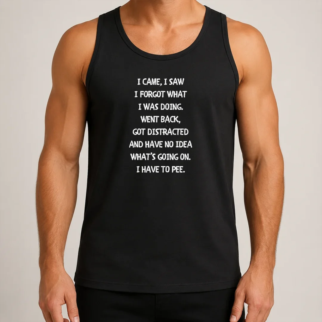 hot-pretty-i-came-i-saw-i-forgot-what-i-was-doing-i-have-to-pee-tank-top Hot Pretty I Came I Saw I Forgot What I Was Doing I Have To Pee Tank Top