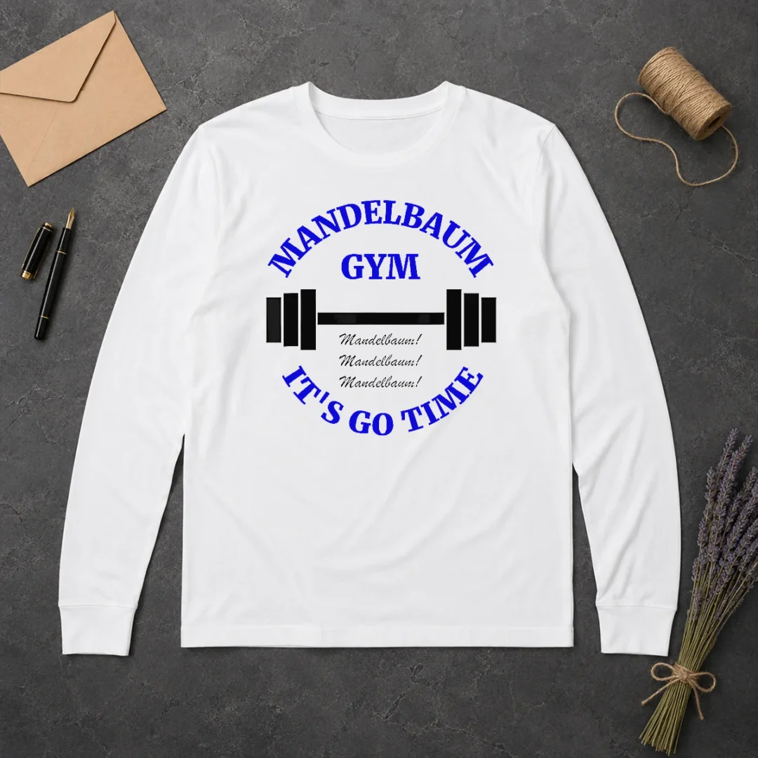 Hot Pretty Mandelbaum Gym It'S Go Time Seinfeld Fitness Long Sleeve Shirt Hot Pretty Mandelbaum Gym It'S Go Time Seinfeld Fitness Long Sleeve Shirt