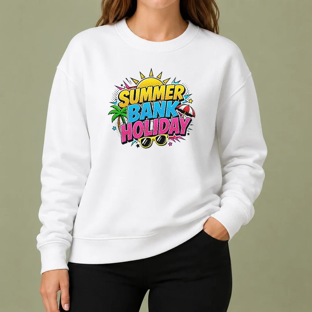 hot-pretty-pop-art-summer-bank-holiday-comic-halftone-beach-sweater Hot Pretty Pop Art Summer Bank Holiday Comic Halftone Beach Sweater