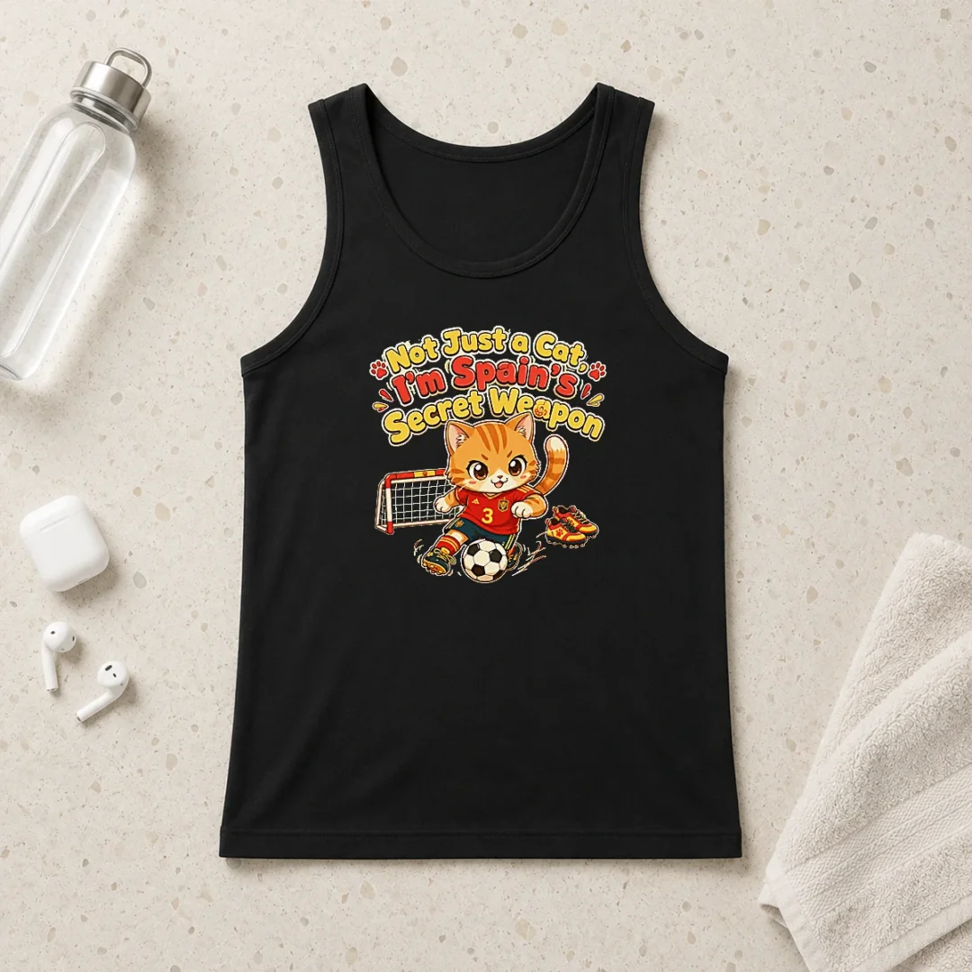 hot-pretty-spain-soccer-cat-meme-funny-soccer-kawaii-tank-top Hot Pretty Spain Soccer Cat Meme Funny Soccer Kawaii Tank Top
