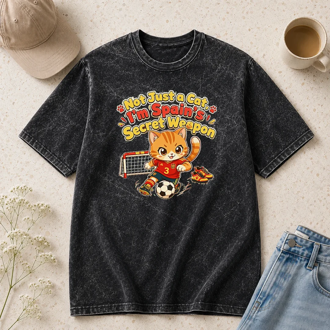 hot-pretty-spain-soccer-cat-meme-funny-soccer-kawaii-washed-t-shirt Hot Pretty Spain Soccer Cat Meme Funny Soccer Kawaii Washed T-Shirt