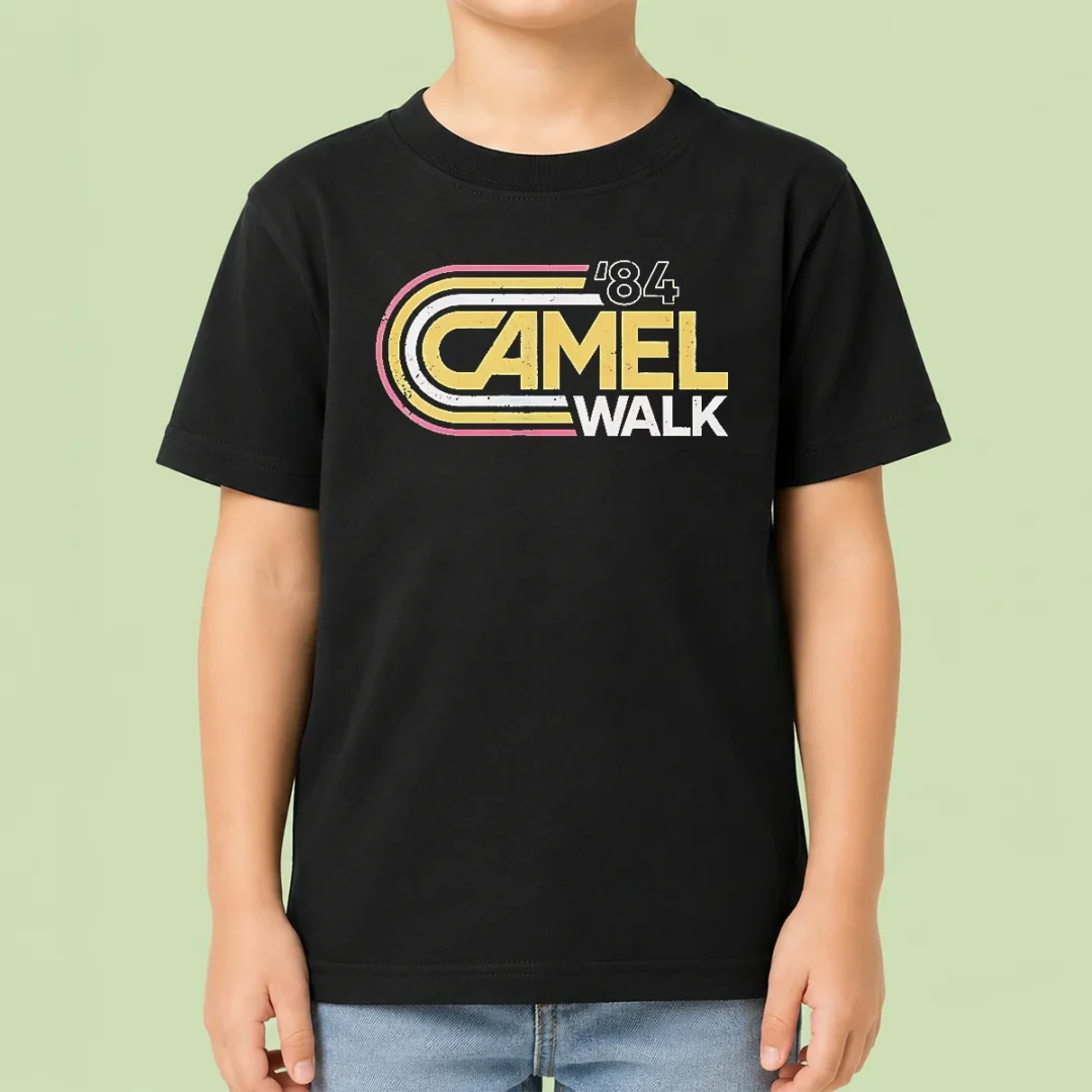 hot-vintage-84-camel-walk-1984-retro-kids-t-shirt Hot Vintage '84 Camel Walk 1984 Retro Kids T-Shirt