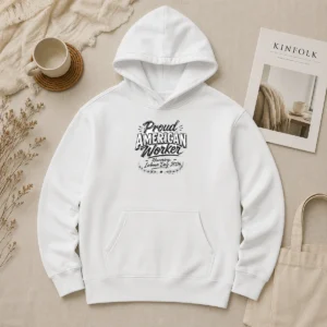 Good Nice Labour Day Proud American Worker Sketch Hoodie