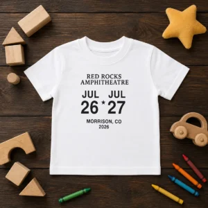 Good Red Rocks Amphitheatre July 26 To 27 2026 Morrison CO Event Kids T-Shirt