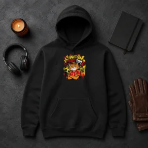 Nice Spanish Soccer Cat Champion Vibes Graffiti Hoodie