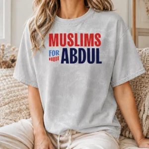 Official Pretty Muslims For Abdul 2026 Washed T-Shirt