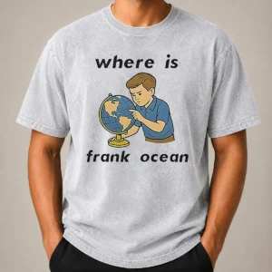 Hot Premium Where Is Frank Ocean Washed T-Shirt
