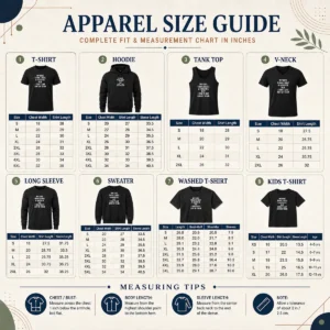 Size chart for Nice Premium My Kids Think I Have A Favorite But I Don'T Like Any Of Them with measurements in inches and cm to help choose the right fit
