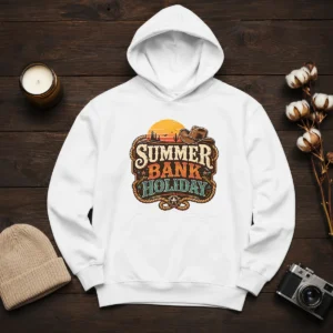 Pretty Western Cowboy Summer Bank Holiday Desert Sunset Hoodie