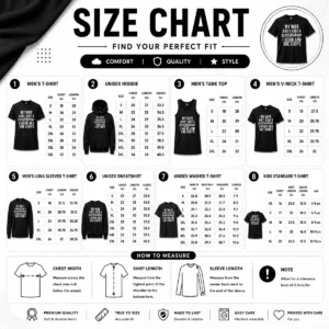Size chart for Premium Top Couple Workshop My Wife Shops I Work with measurements in inches and cm to help choose the right fit