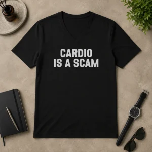 Awesome Hot Cardio Is A Scam V-Neck Shirt