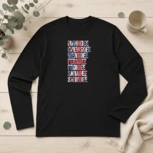 Nice Happy Awesome British Flag Cockney Accent Days Of The Week London Long Sleeve Shirt