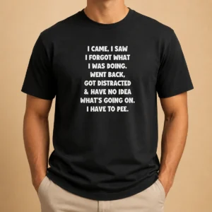 Funny Nice I Came I Saw I Forgot What I Was Doing