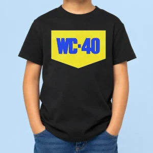 Happy Funny WC 40 Logo Parody Kids T-Shirt