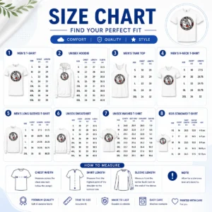 Size chart for Premium Drunk Donkey Mike'S Weather Page with measurements in inches and cm to help choose the right fit