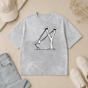 Hot Top Slingshot Meme Washed T-Shirt