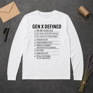 Hot Nice Gen Defined 45 60 Years Old Long Sleeve Shirt