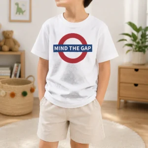 Nice Mind The Gap London Underground Sign Tube Kids T-Shirt