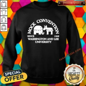 Nice Washington And Lee University Mock Convention Since 1908 Shirt - Image 3