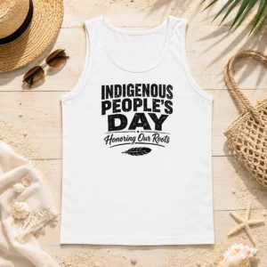 Premium Happy Indigenous Peoples Day Pride Silhouette Tank Top