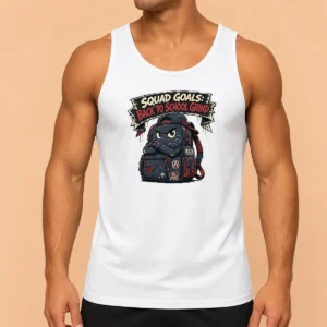 Top Hot Back To School Squad Goals Streetwear Tank Top