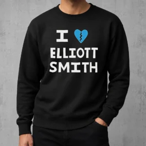 Premium Pretty I Heart Elliott Smith Indie Rock Singer Songwriter Sweater