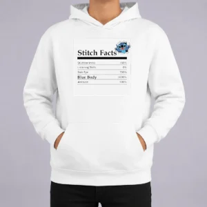 Hot Original Stitch Facts Stubbornness Listening Skills Side Eye Blue Body Attitude Hoodie