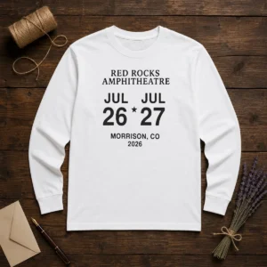 Good Red Rocks Amphitheatre July 26 To 27 2026 Morrison CO Event Long Sleeve Shirt