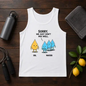 Pretty Sorry We Just Don'T Mix Well Geek Tank Top