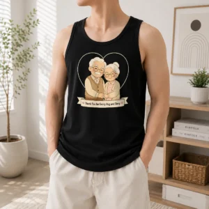 Nice Hot Grandparents Day Thank You Gift Minimalist Tank Top