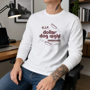 Premium RIP Dollar Dog Night Philadelphia April 25 2023 And May 9 2023 Long Sleeve Shirt