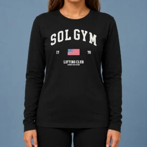 Premium Solgym Lifting Club Earned Not Given 1776 Distressed Long Sleeve Shirt