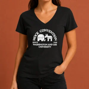 Top Washington And Lee University Mock Convention Since 1908 V-Neck Shirt