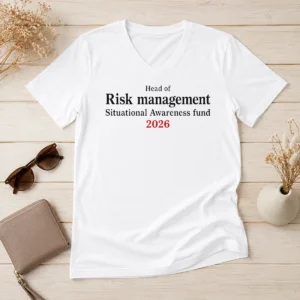 Hot Pretty Head Of Risk Management Situational Awareness Fund 2026 Stock Market Crash V-Neck Shirt