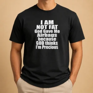 Happy Top Original I Am Not Fat God Gave Me Airbags Because God Thinks I'M Precious
