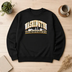 Premium Top Washington Over Everything Skyline District Of Columbia Sweater