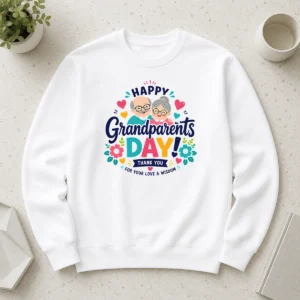 Pretty Happy Grandparents Day Floral Love Wisdom Cute Sweater
