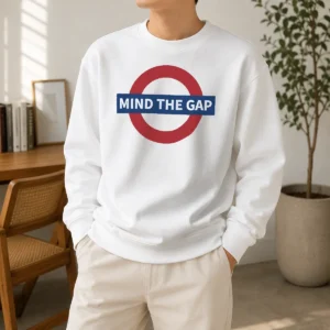 Nice Mind The Gap London Underground Sign Tube Sweater