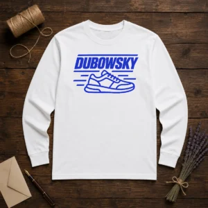 Hot Dubowsky Sneaker Speed Lines Minimalist Logo Long Sleeve Shirt