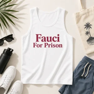 Original Fauci For Prison Political Protest Tank Top